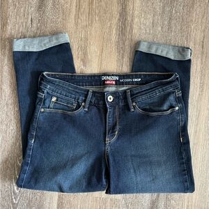 Levi's Blue Modern Crop Pants